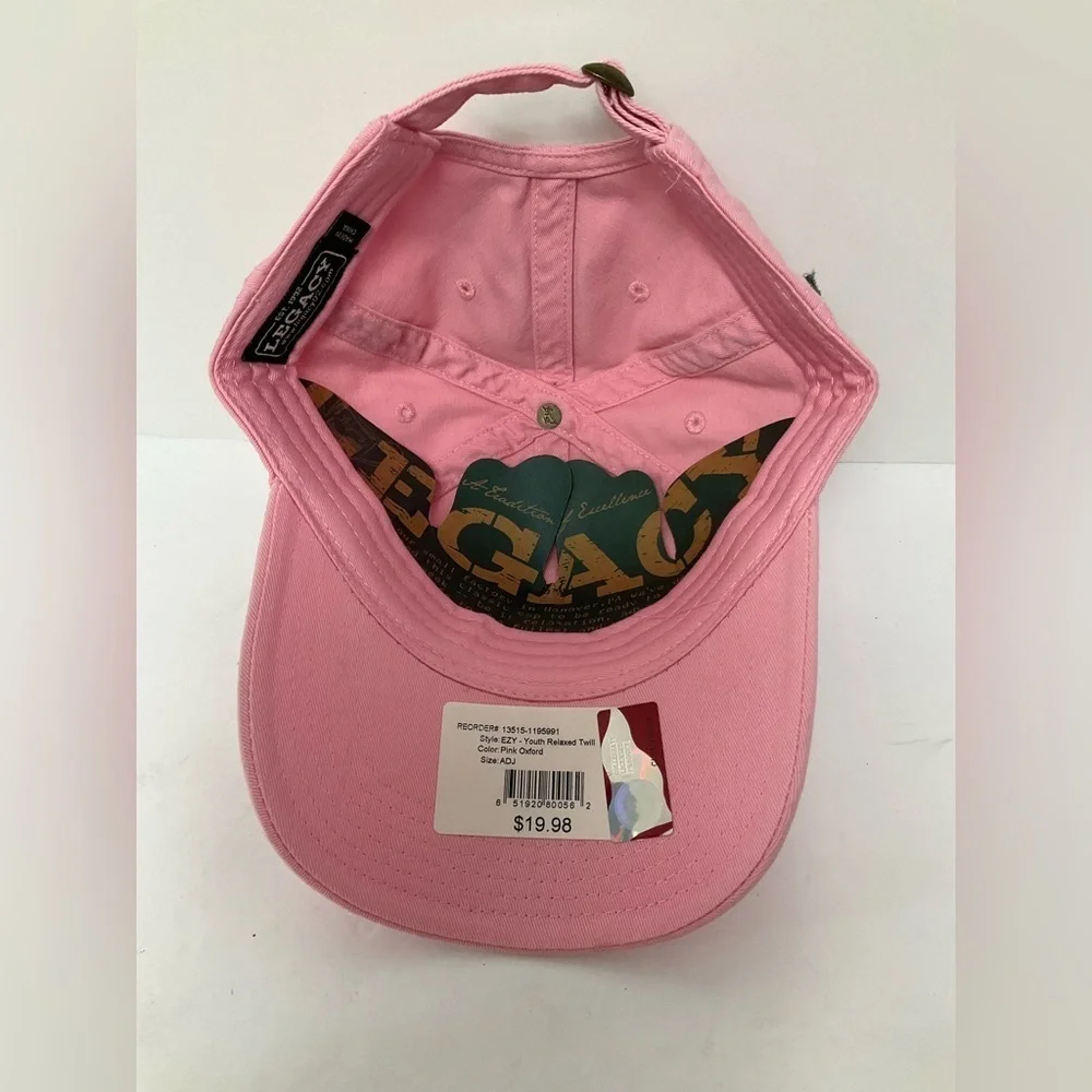 LEGACY Xavier U HBCU Light Pink Baseball Hat NWT Cotton Dad Cap Youth Adjustable